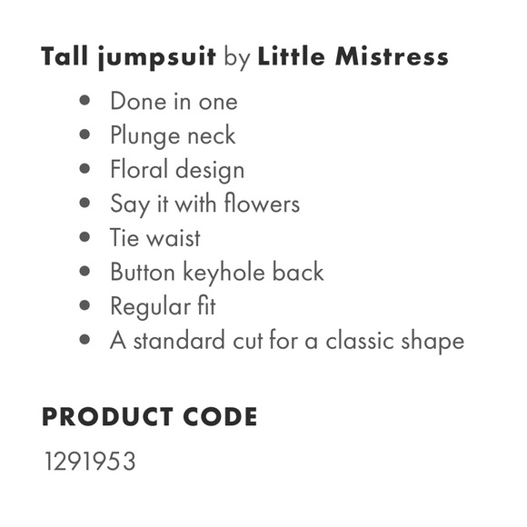 Little Mistress Tall Jumpsuit - Picture 4 of 5